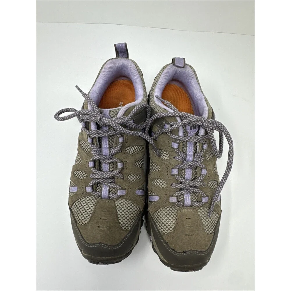 Merrell Yokota Bluff Ventilator Hiking Shoes Brown / Lavender US 7 Womens 7